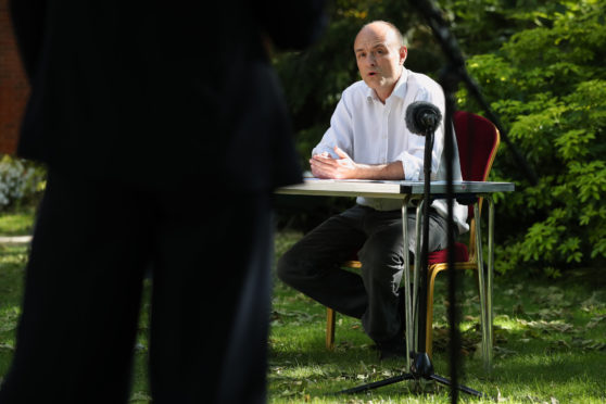 Dominic Cummings, senior aide to Prime Minister Boris Johnson