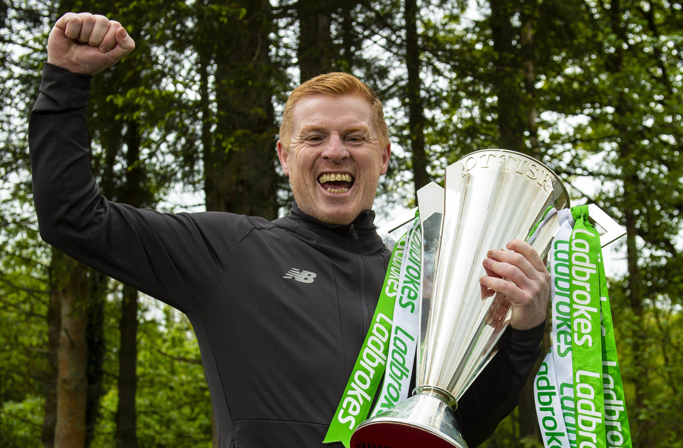 Celtic boss Neil Lennon was delighted to get his hands on the Premiership trophy once again at the start of last week but recognised the challenge put up by Steven Gerrard