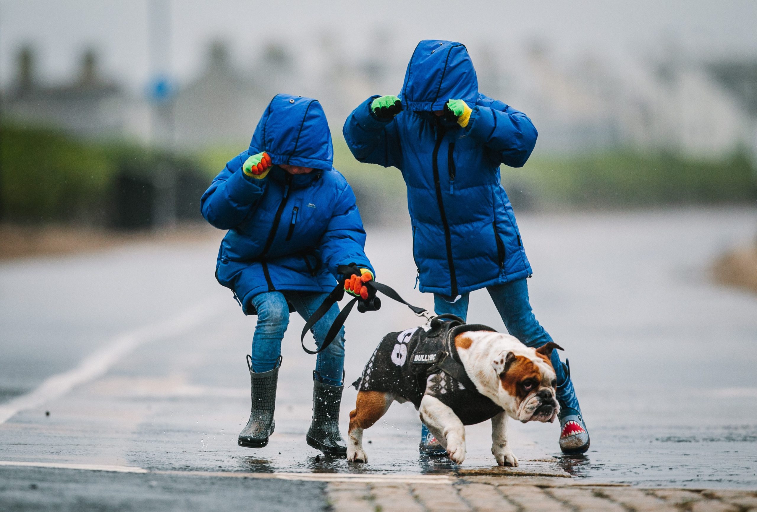 Fighting against the elements in Troon