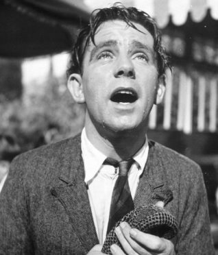 Norman Wisdom in his 1953 film Trouble In Store