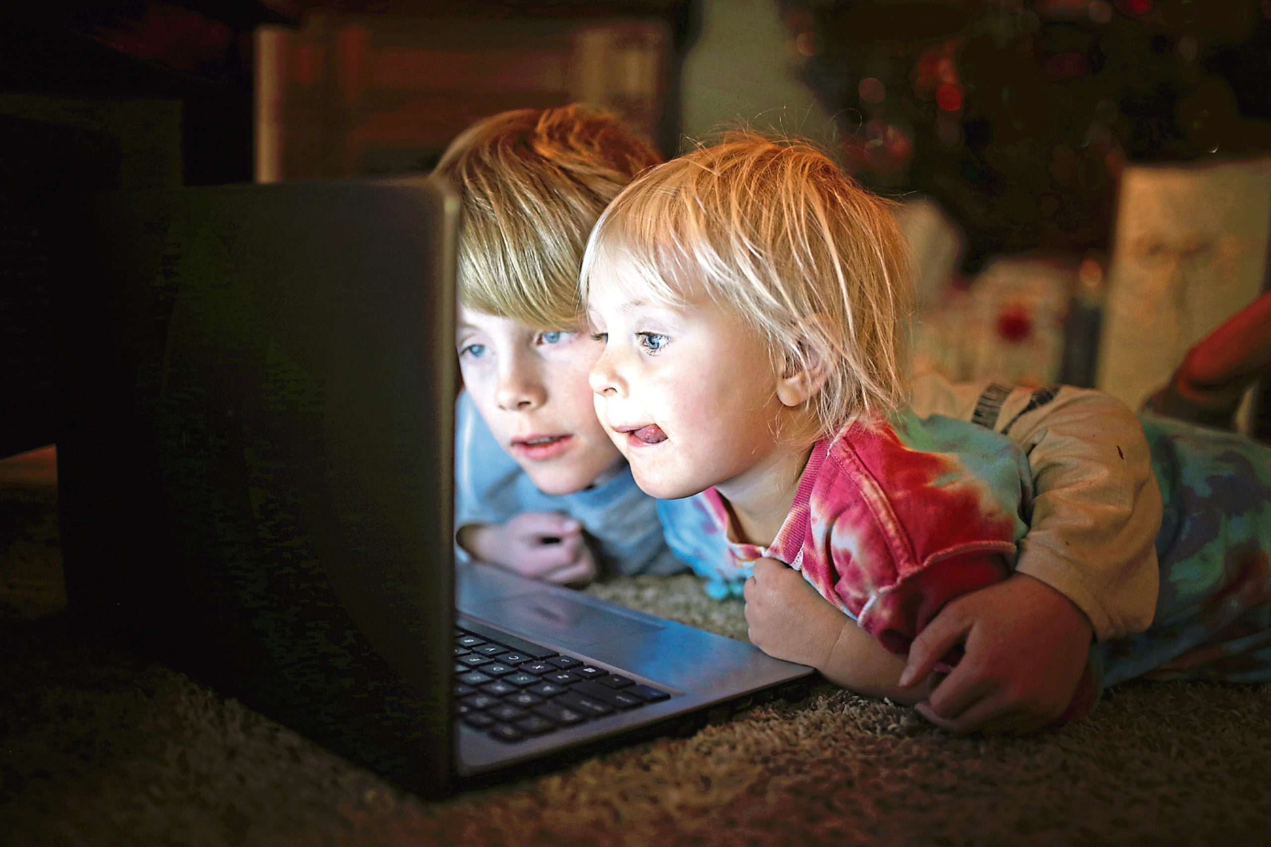 Children can learn when using a laptop, but their screen time should be monitored closely