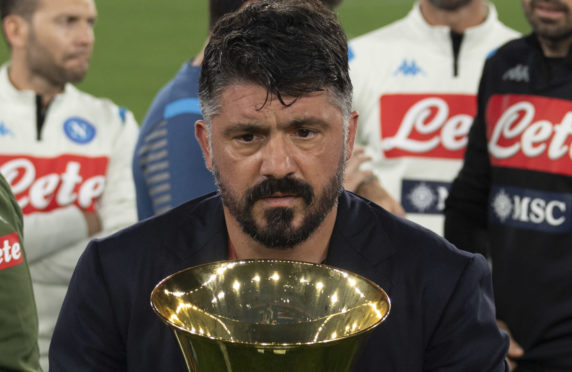 Rino Gattuso secured Copa Italia success with Napoli in midweek