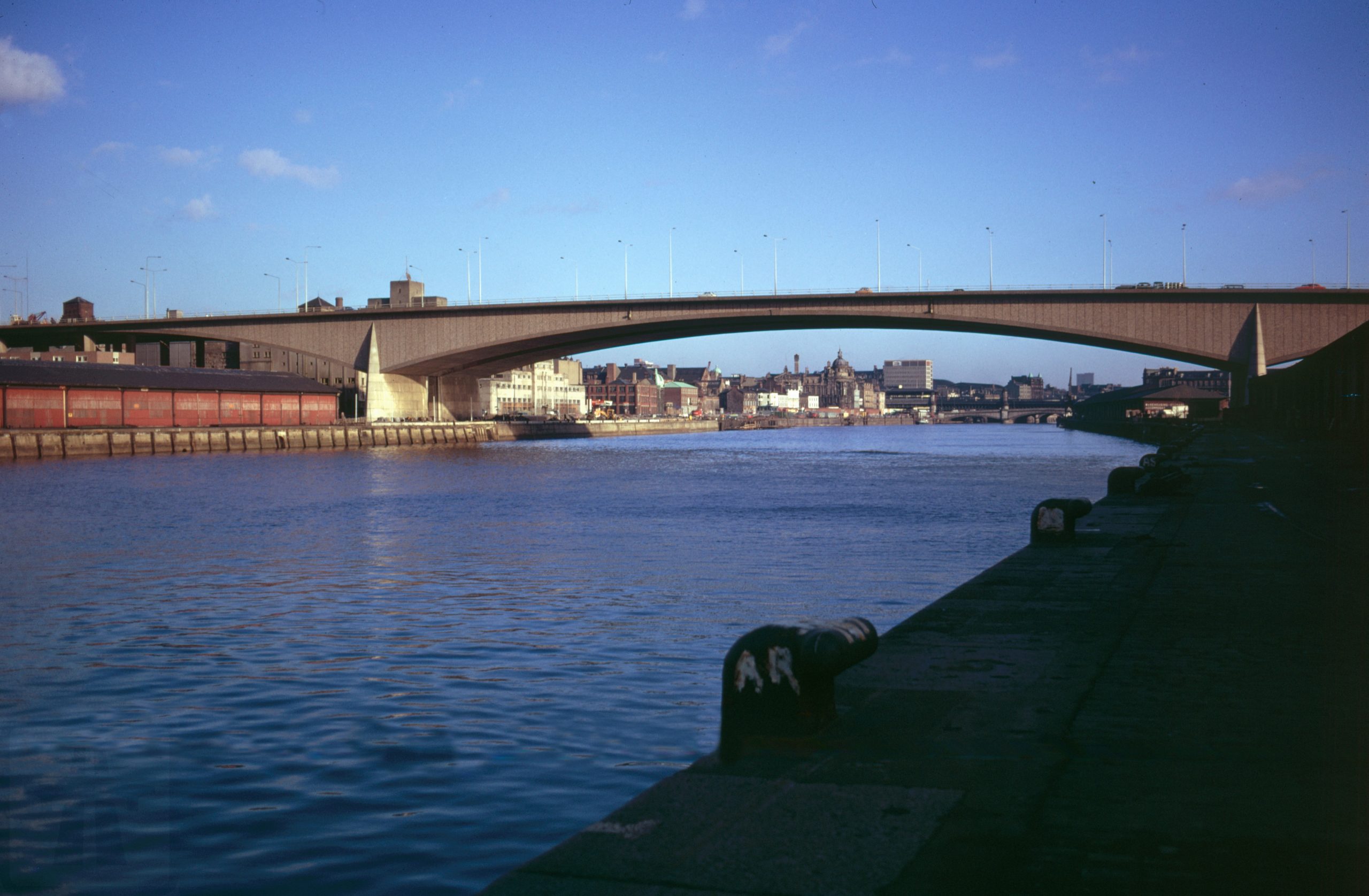 The bridge after opening in 1970
