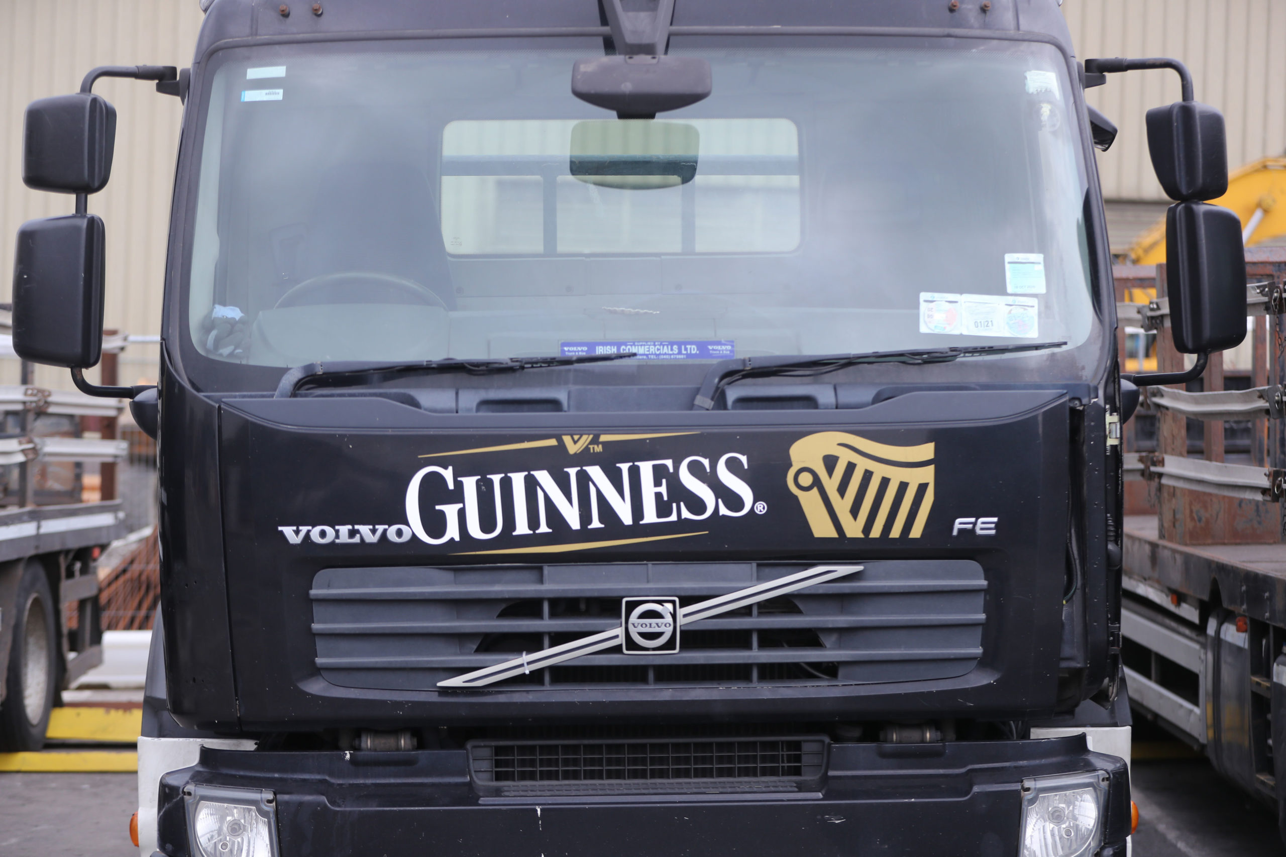 A Guinness delivery truck