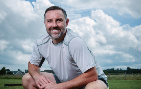 Former Rangers and Kilmarnock star Kris Boyd training for a charity run