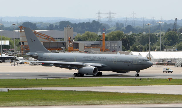 An RAF Voyager used by the Prime Minister and members of the royal family