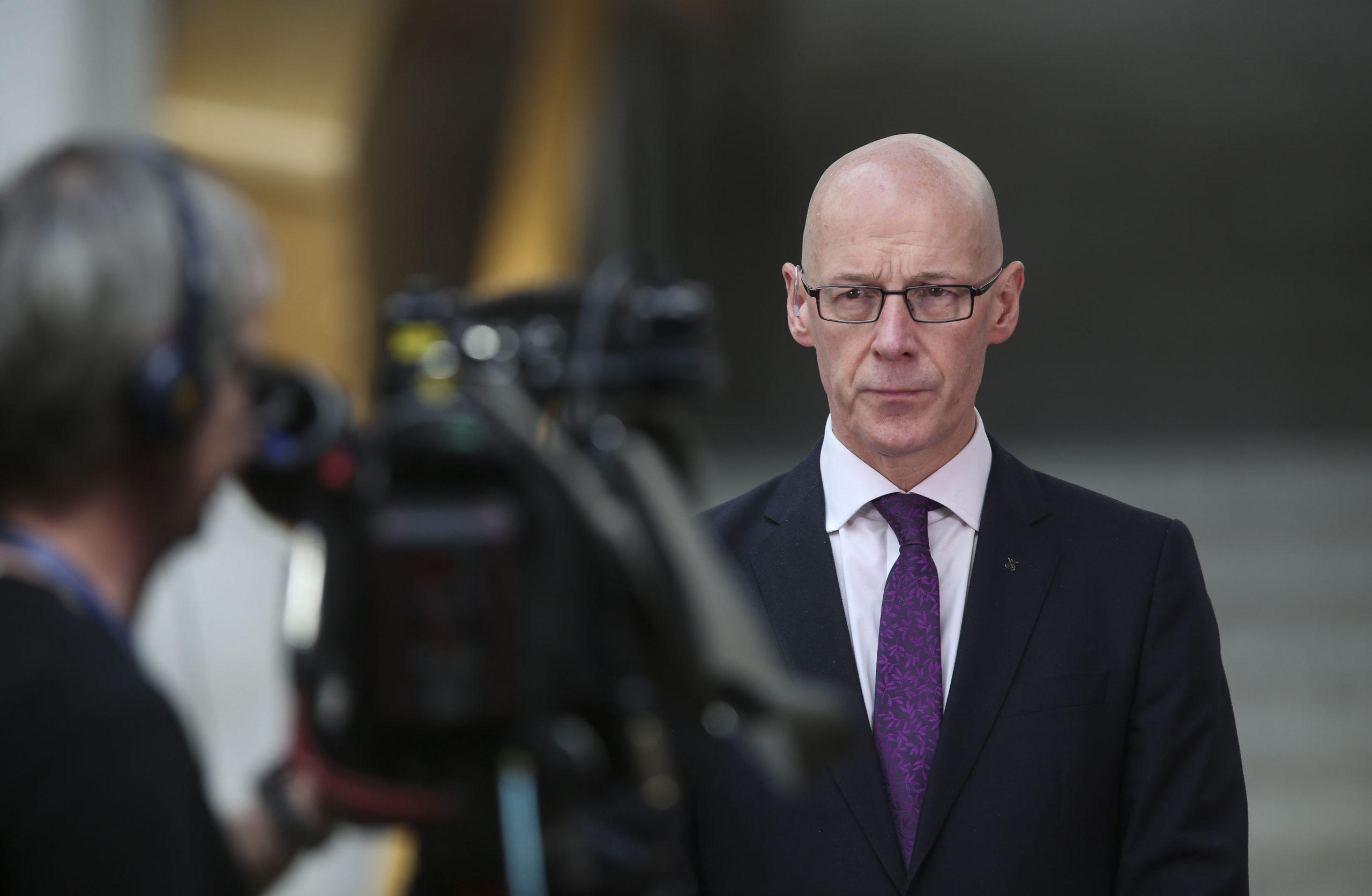 Education Minister John Swinney during a press briefing in June 2020