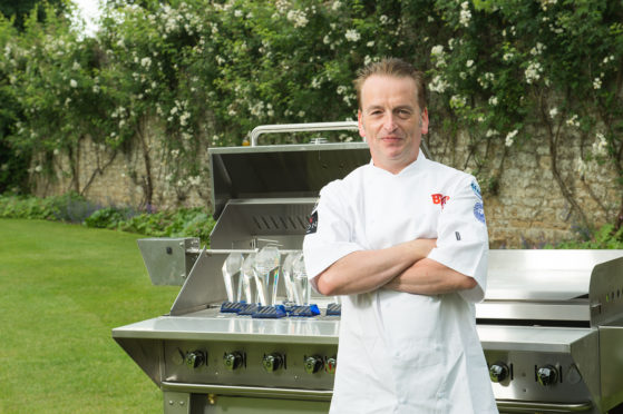 World Barbecue Champion Ben Bartlett recommends using a gas barbecue, and says using wood really adds to the flavour of your dishes