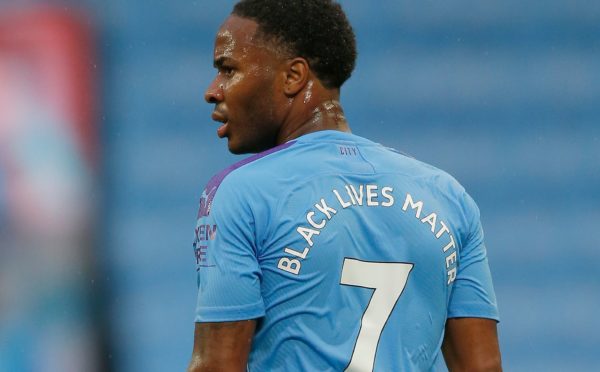 Raheem Sterling and fellow Premier League players have worn shirts with Black Lives Matter on the back and taken a knee before kick-off