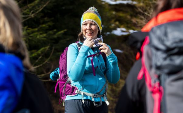 Ramblers Scotland president Lucy Wallace in Balquhidder, Perthshire