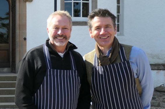 Dougie Vipond (right) with Nick Nairn last year