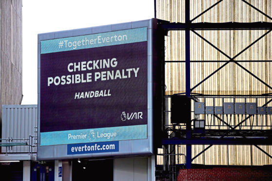 Fans are becoming as used to watching the big screens as the action on the pitch