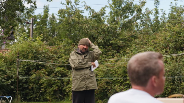 Keith Fleming, known for his role in Outlander, plays the lead part in the show