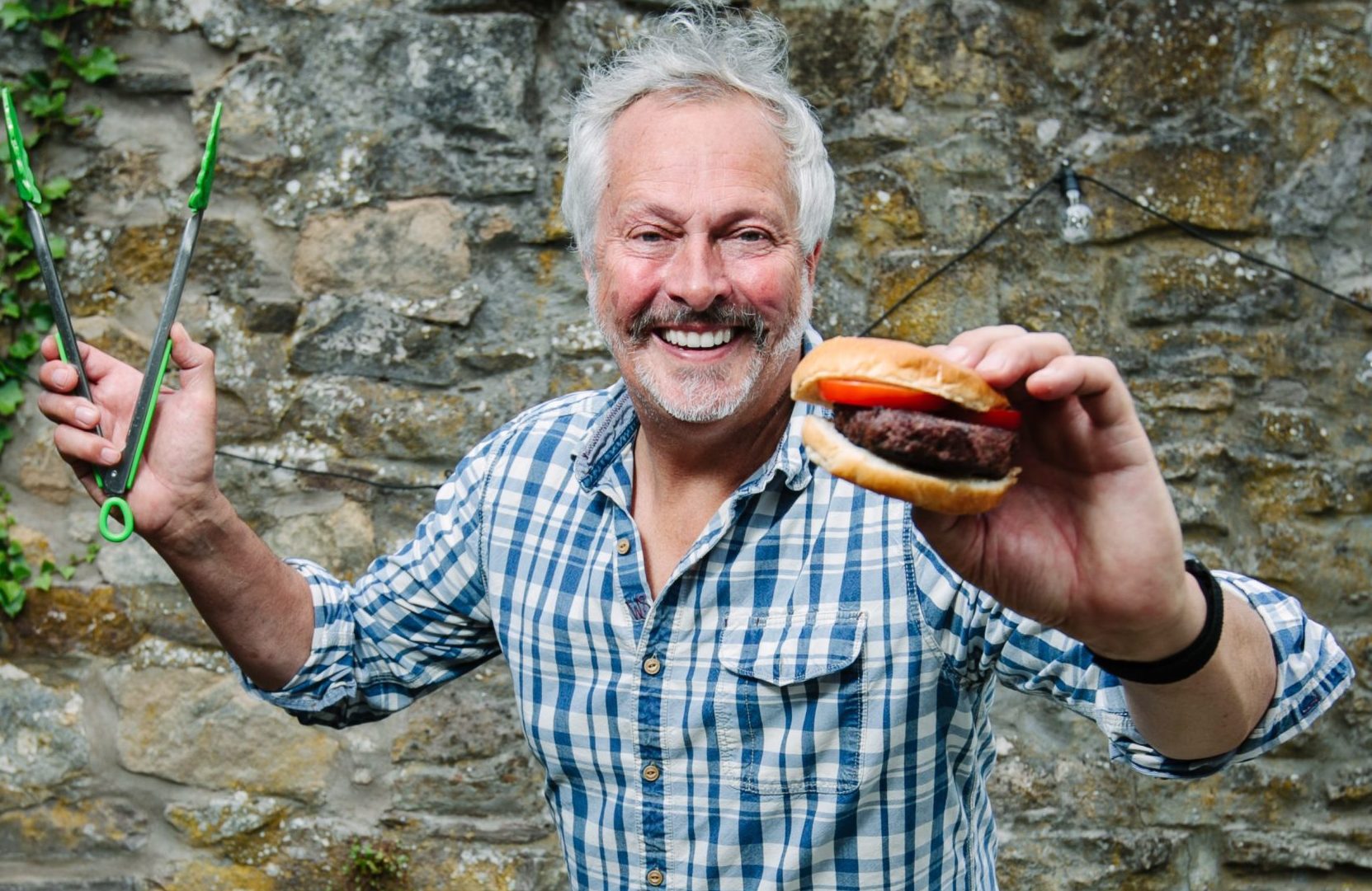 Nick Nairn cooks up another treat on his barbecue at home in Bridge of Allan