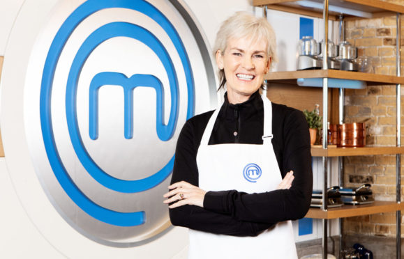 Judy Murray in the MasterChef kitchen