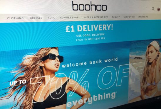 Fashion firm Boohoo 
is at centre of scandal
