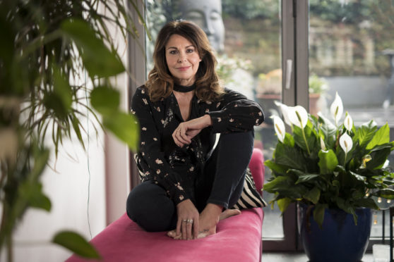 Julie Graham has been spending lockdown at home in Sussex