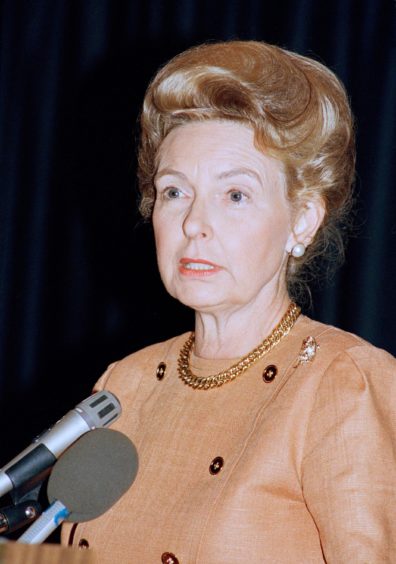 Phyllis, pictured in 1987, was described by Donald Trump as a “true patriot” when he spoke at her funeral in 2016.