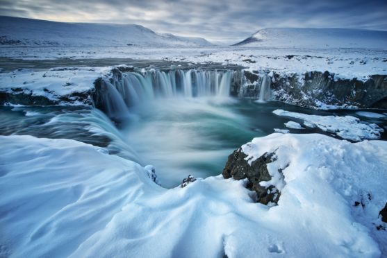 An ice lagoon