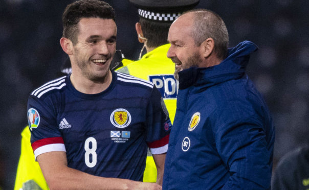 Steve Clarke is delighted to have so many players from the EPL in his squad, such as Aston Villa’s John McGinn