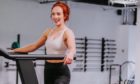 Lyndsey Roberts on the treadmill at Strong Like A Mutha gym in Glasgow