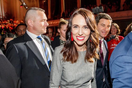 New Zealand Prime Minister Jacinda Ardern launches Labour election campaign in New Zealand earlier 
this month