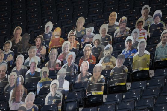 Steve Clarke’s Cardboard Army were out in force at Hampden on Friday night