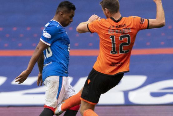 Ryan Edwards’ high tackle on Alfredo Morelos went unpunished but has led to Steven Gerrard being cited by the SFA