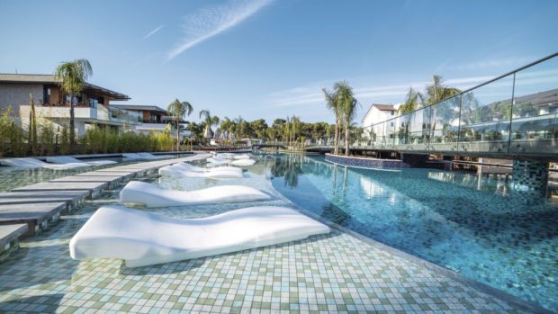 The pool at The Residence, Turkey.