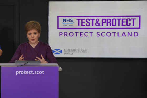 First Minister Nicola Sturgeon