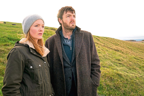 Holliday Grainger and Tom Burke in Strike:
Lethal White, a mystery
which has so far failed to ignite