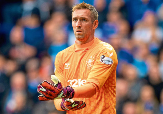 Allan McGregor in action for Rangers