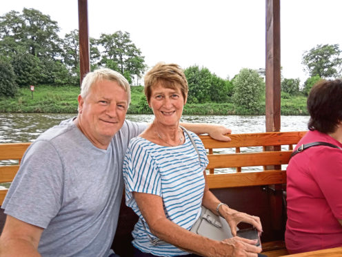 Allan and Mary Mara on holiday in Krakow.