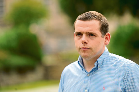 Scottish Conservative leader, Douglas Ross.