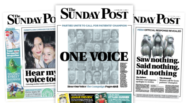 Thank you for hearing our voices: Baroness hails Sunday Post campaigning after announcement of patients’ champion