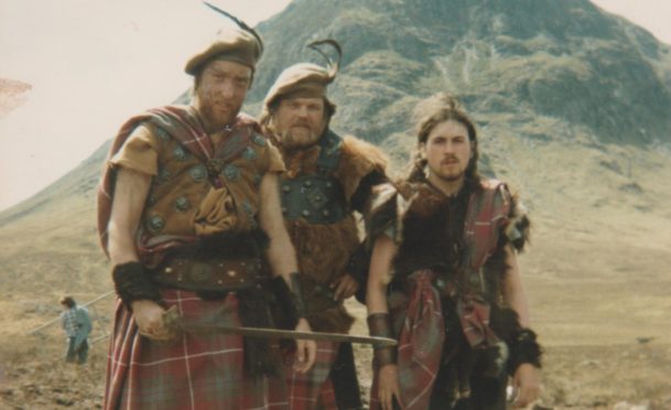 On the set of Highlander