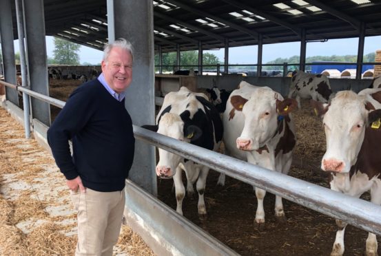 Author Steve Parker on a farm visit