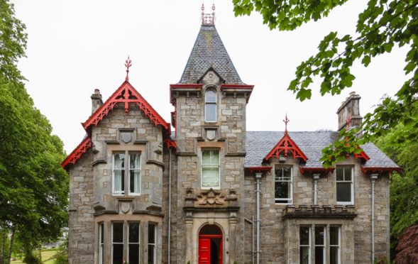 The baronial house which is now the UK’s first all-vegan hideaway