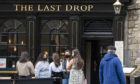 The Last Drop is pictured as pubs in Edinburgh close due to latest coronavirus restrictions.