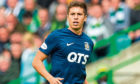Harvey St Clair during his loan spell with Kilmarnock
