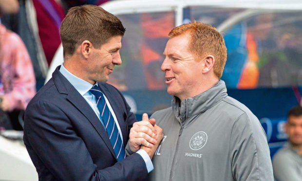 Steven Gerrard and Neil Lennon.