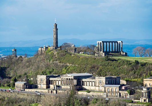 The Royal High School on the south of Calton Hill