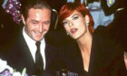 Linda Evangelista with Gérald Marie pictured when they were married.