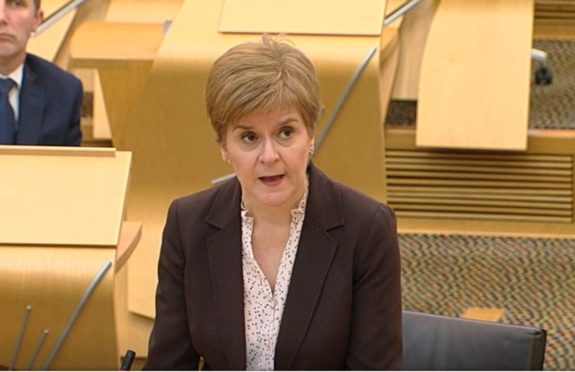 Nicola Sturgeon announces further restrictions to hospitality sector  across central Scotland.