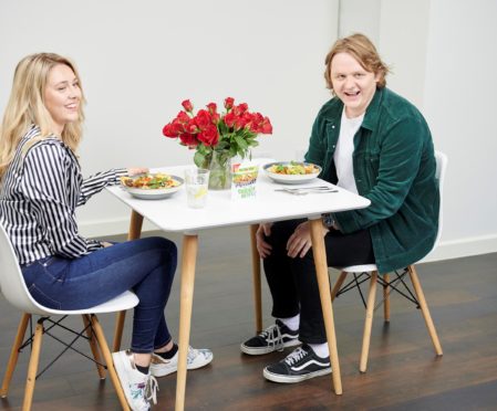 Lewis Capaldi on a blind date.
