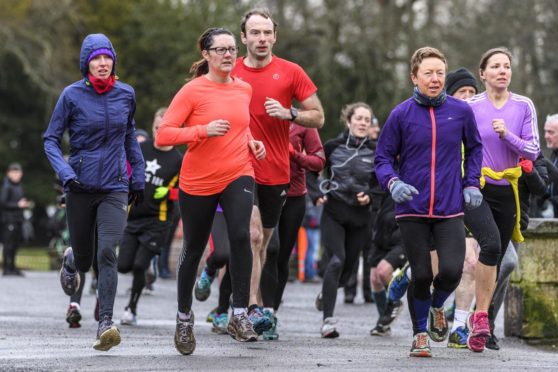 Falkirk ParkRun, early 2020