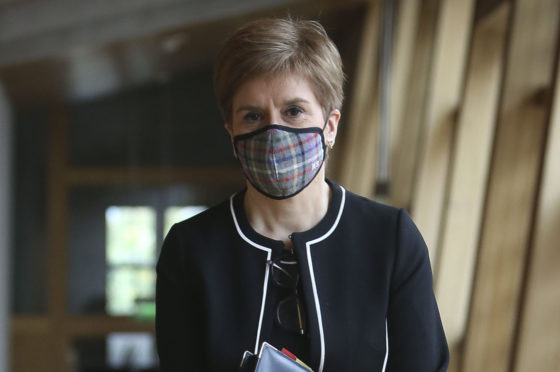 First Minister Nicola Sturgeon