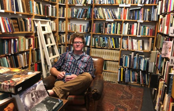 Shaun Bythell at The Bookshop in Wigtown, Dumfries and Galloway