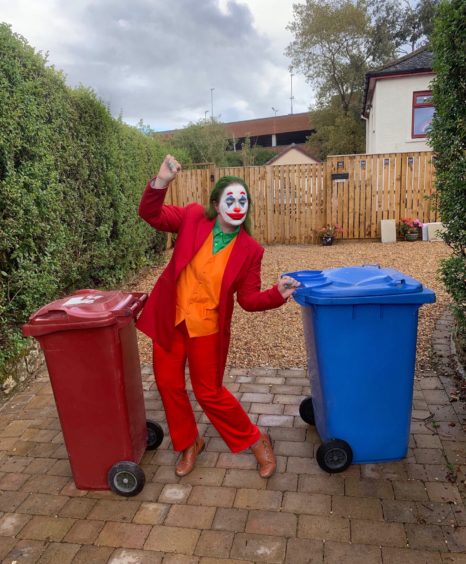 Yvonne as The Joker