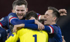 Celebrations after beating Israel in the semi-final